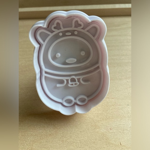 Kawaii Cookie  Plunger Cutters, Game Anime Figures Holiday Cookie Stamp Set of 3 - Picture 5 of 6